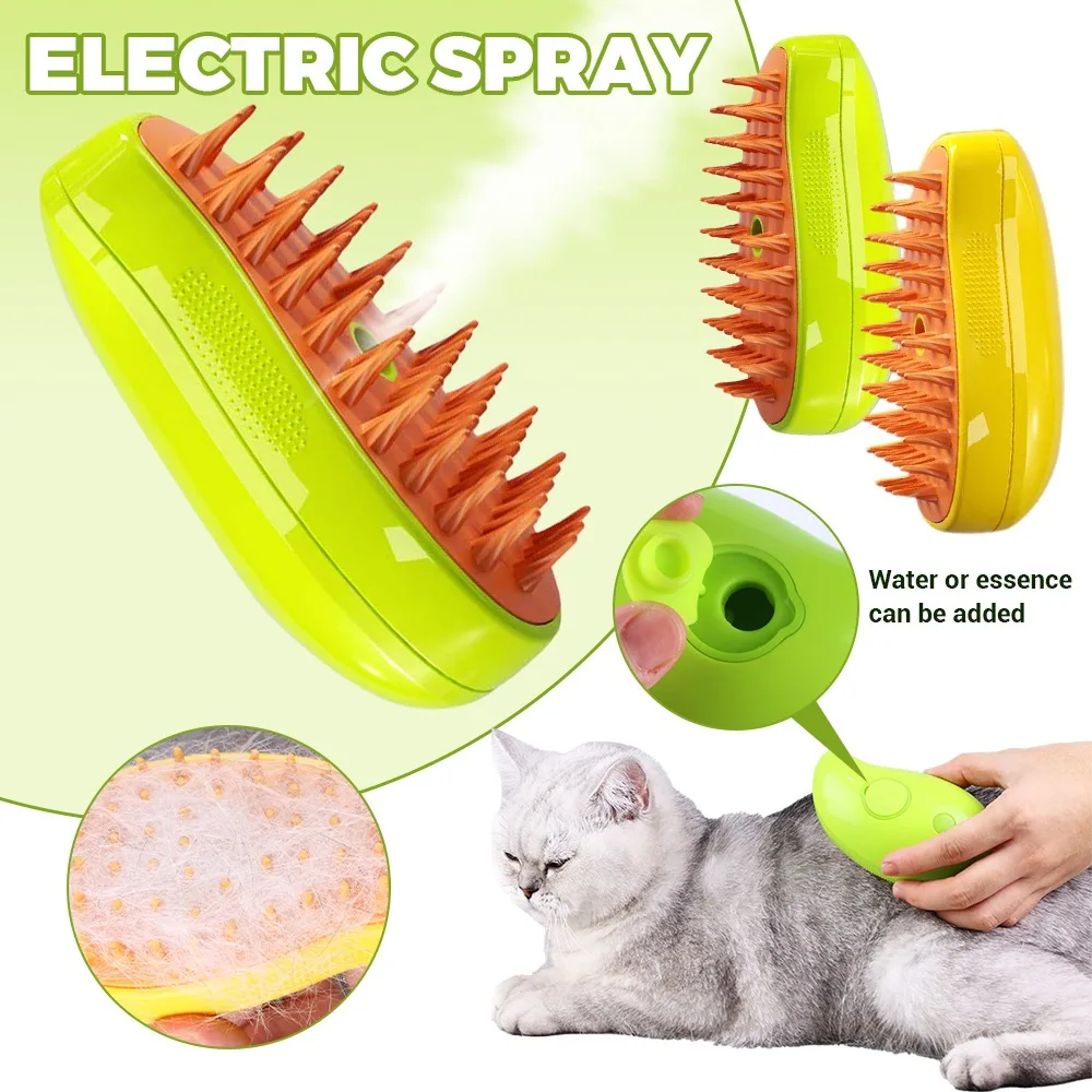 Steamy Brush Electric Sprayer for Grooming tool