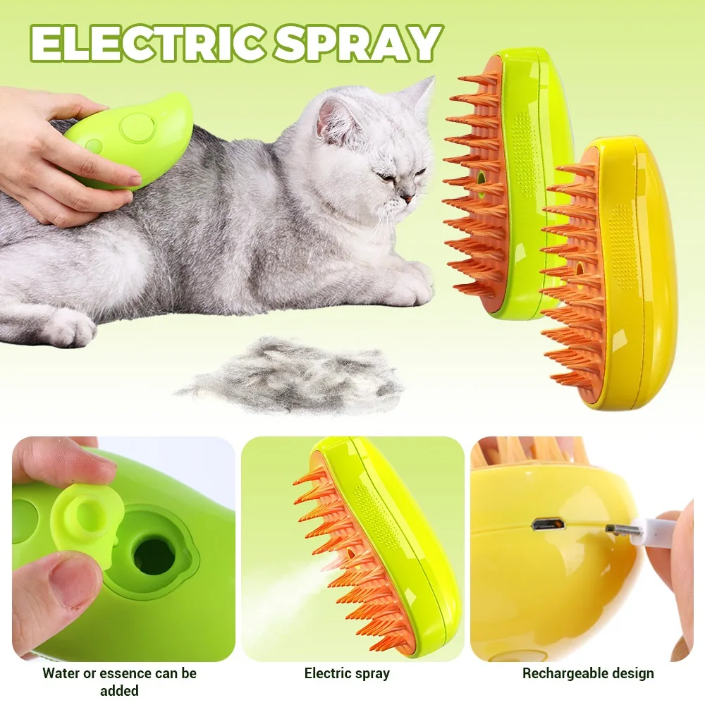 Steamy Brush Electric Sprayer for Grooming tool